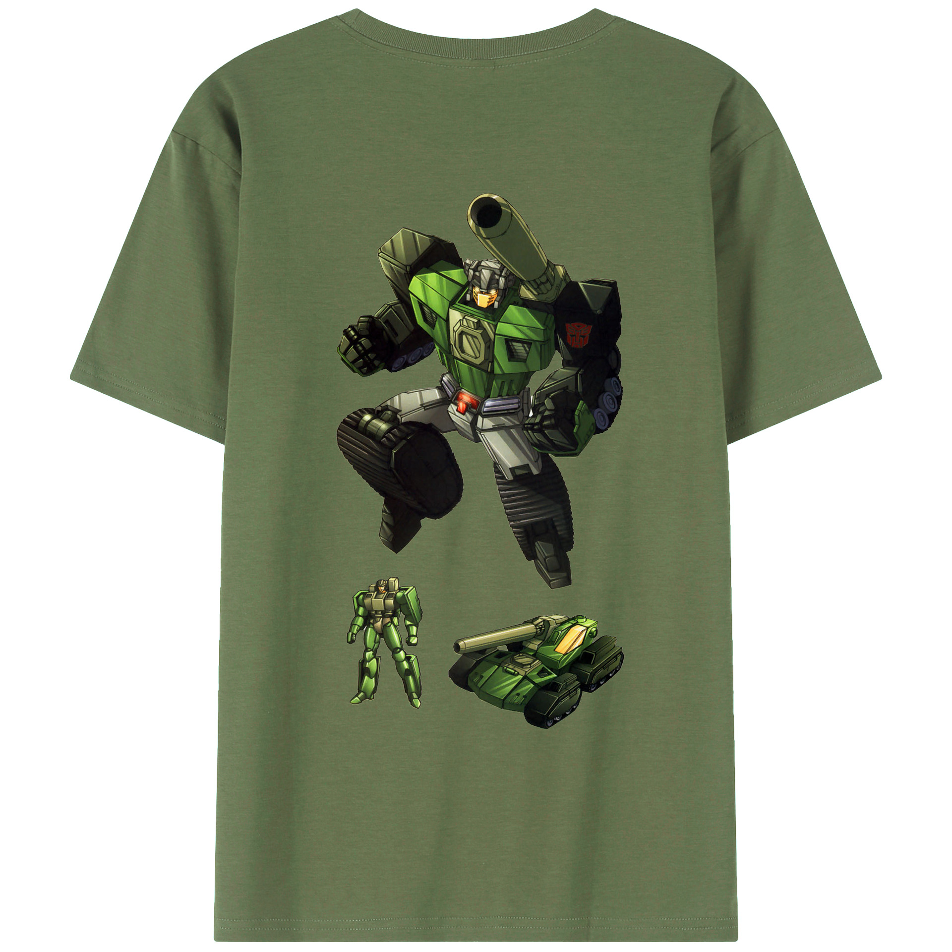 （画像用）  綿100％ メンズ半袖Tシャツ（バックプリント） 通気性